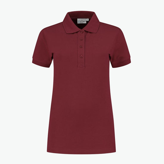 Santino Leeds Ladies Poloshirt - Burgundy Polo Dames Santino XS