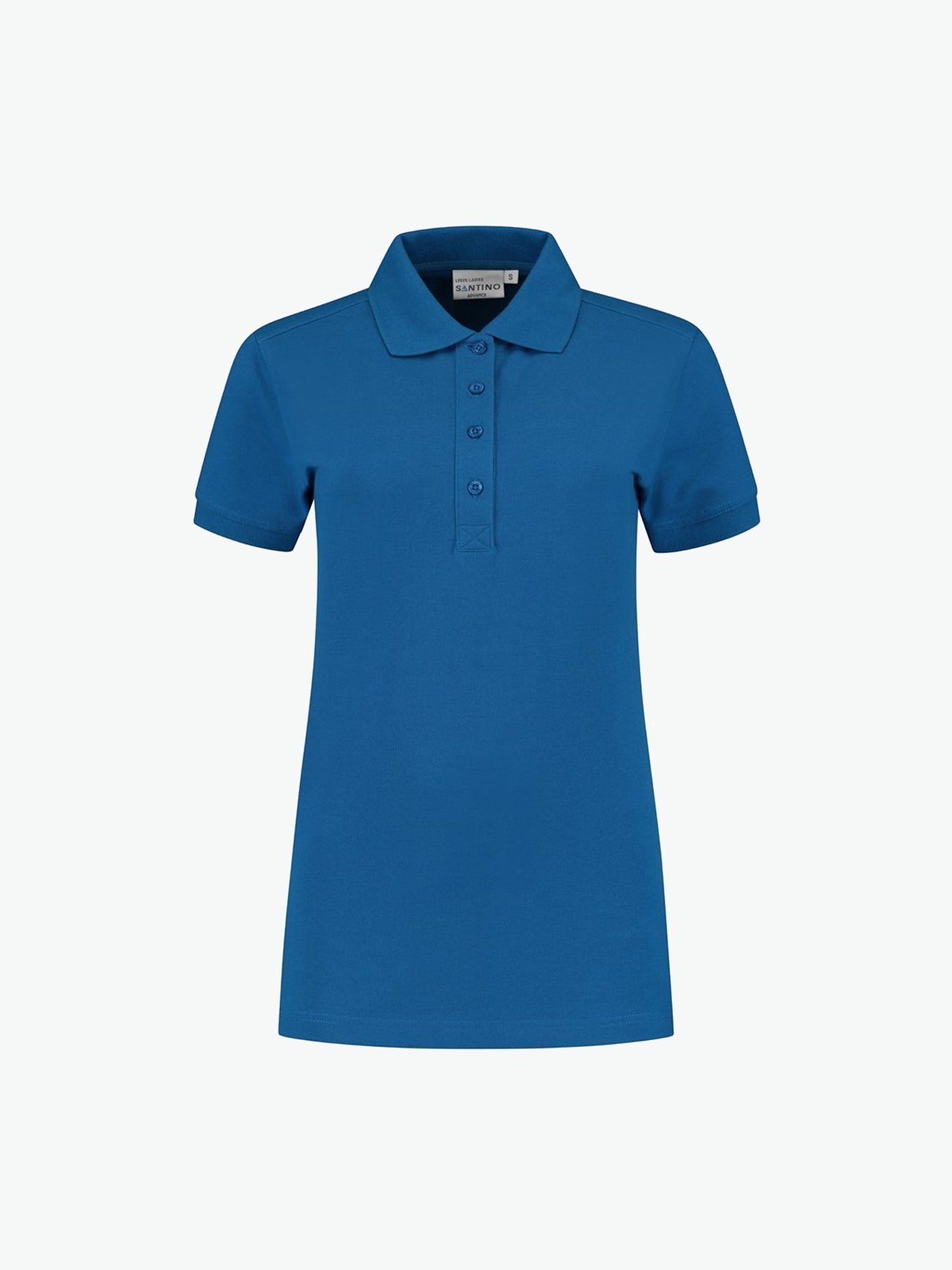 Santino Leeds Ladies Poloshirt - Blauw Polo Dames Santino XS