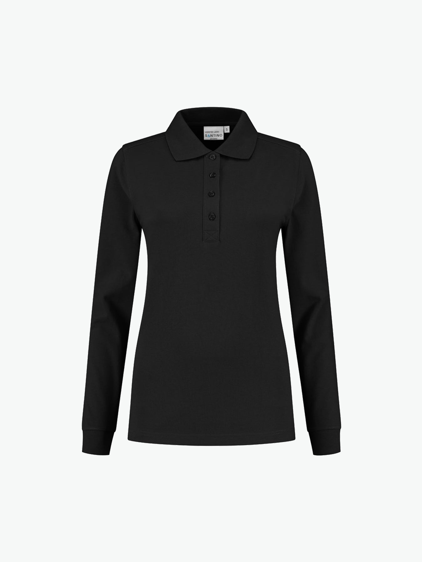 Santino Lexington Ladies Poloshirt - Zwart Polo Dames Santino XS