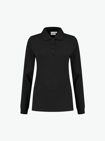 Santino Lexington Ladies Poloshirt - Zwart Polo Dames Santino XS