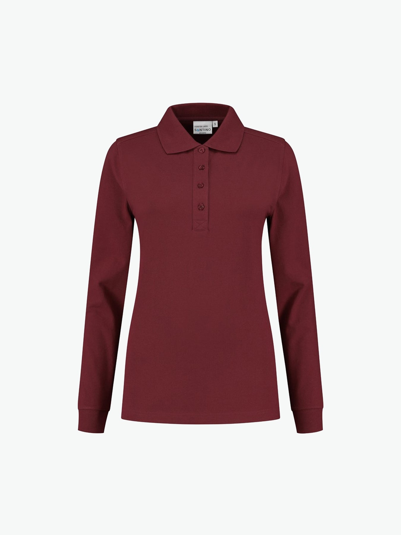 Santino Lexington Ladies Poloshirt - Burgundy Polo Dames Santino XS