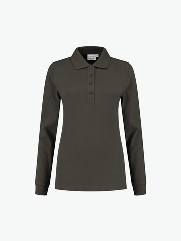 Santino Lexington Ladies Poloshirt - Antraciet Polo Dames Santino XS
