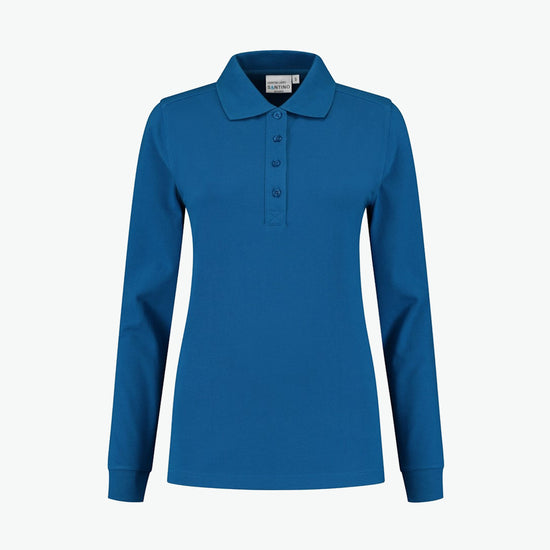Santino Lexington Ladies Poloshirt - Blauw Polo Dames Santino XS