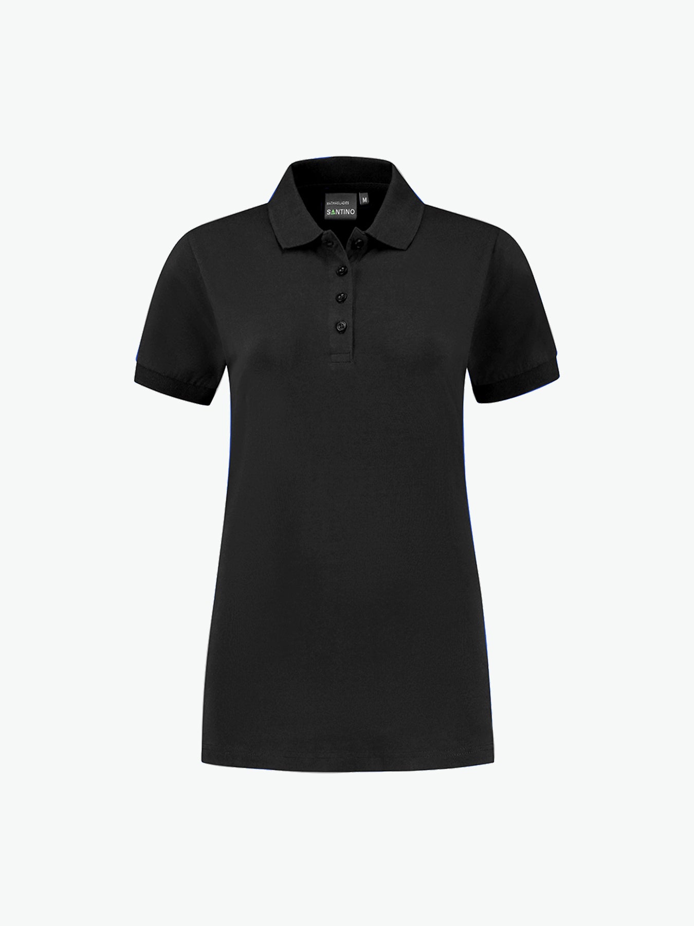Santino Mathias Ladies Poloshirt - Zwart Polo Dames Santino XS