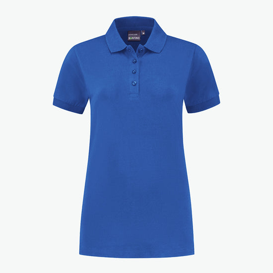 Santino Mathias Ladies Poloshirt - Blauw Polo Dames Santino XS