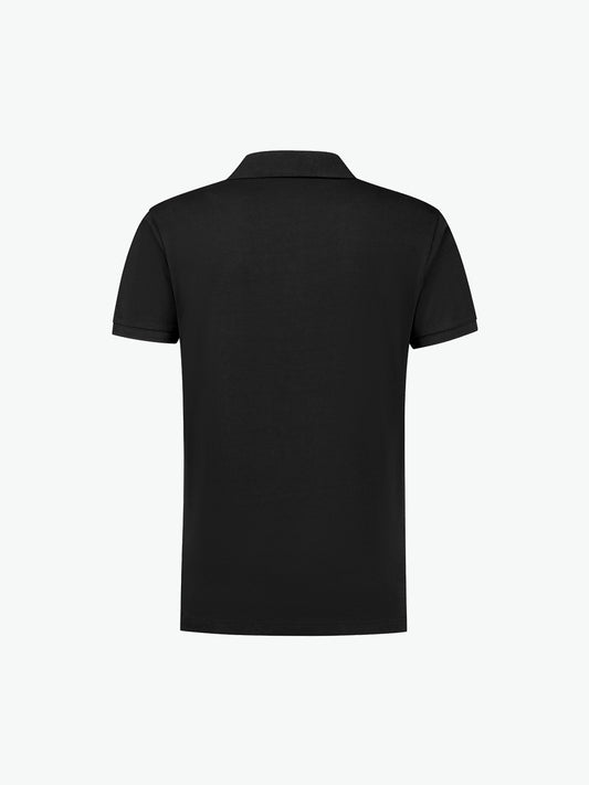 Santino Mathias Poloshirt - Zwart Polo Santino