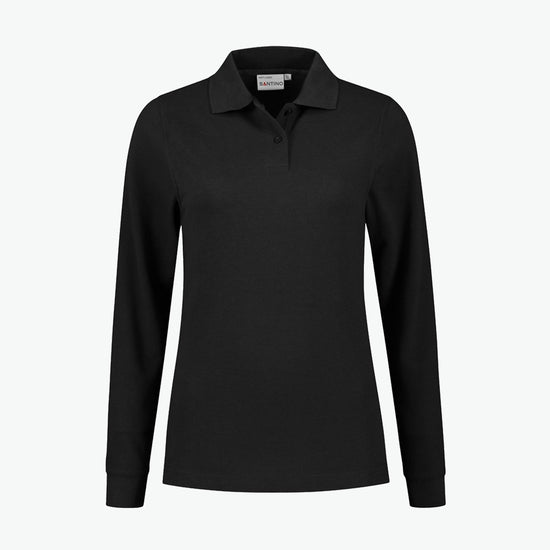 Santino Matt Ladies Poloshirt - Zwart Polo Dames Santino XS