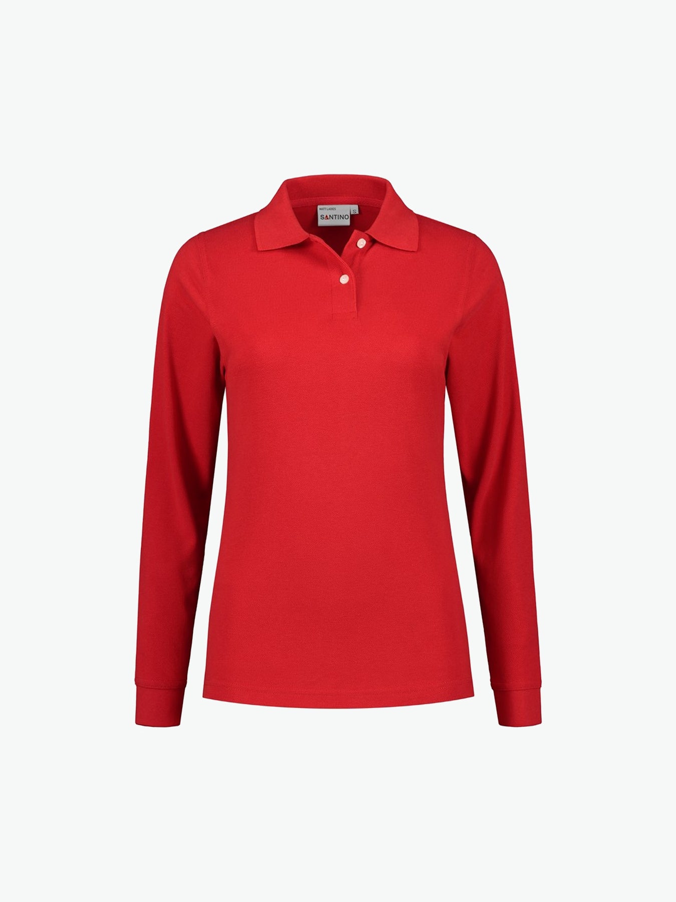 Santino Matt Ladies Poloshirt - Rood Polo Dames Santino XS