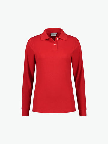Santino Matt Ladies Poloshirt - Rood Polo Dames Santino XS
