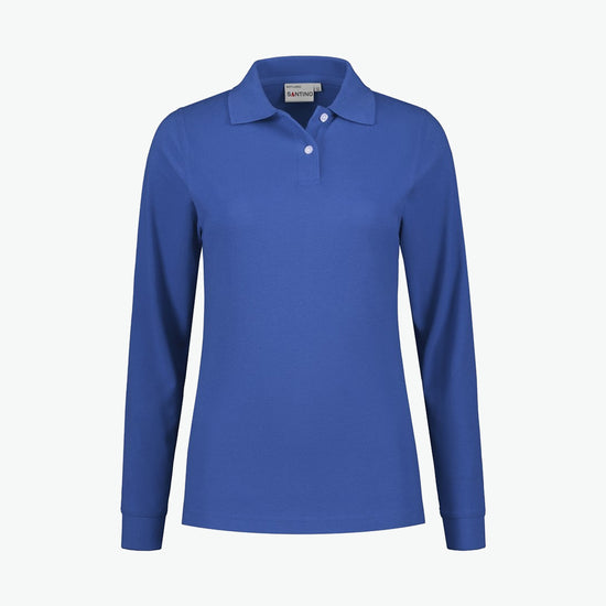 Santino Matt Ladies Poloshirt - Blauw Polo Dames Santino XS
