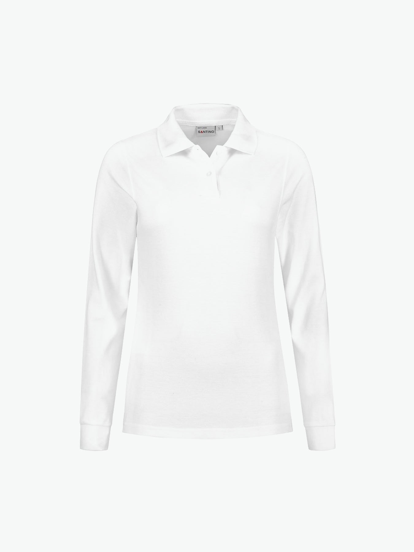 Santino Matt Ladies Poloshirt - Wit Polo Dames Santino XS