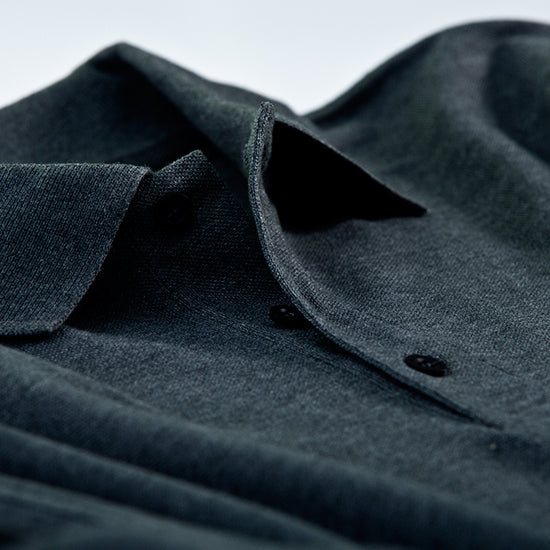 Santino Matt Poloshirt - Zwart Polo Santino
