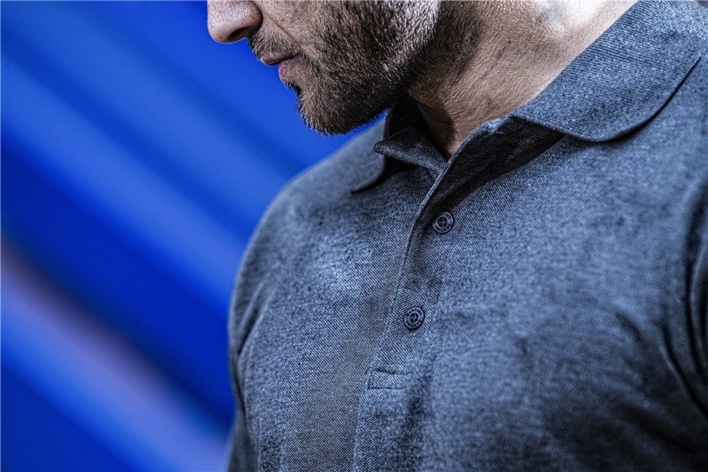 Santino Matt Poloshirt - Zwart Polo Santino