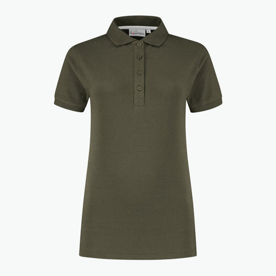 Santino Max Ladies Poloshirt - Army Polo Dames Santino XS