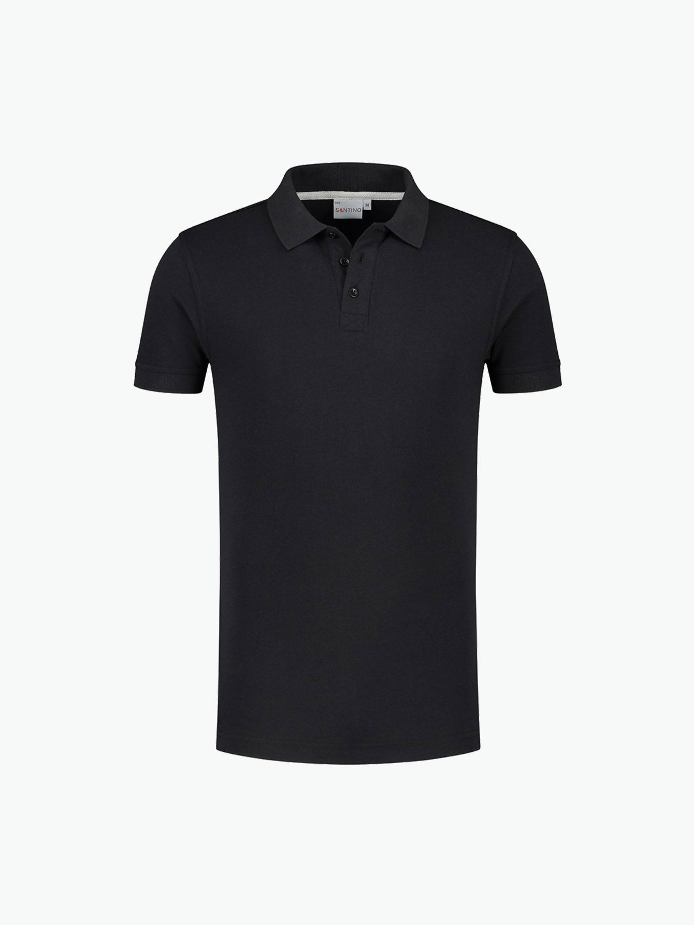 Santino Max+ Poloshirt - Zwart Polo Santino XS