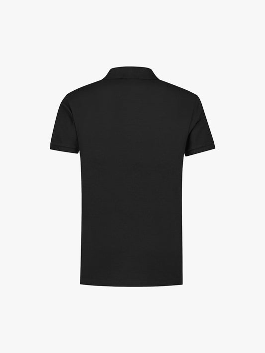 Santino Milan Poloshirt - Zwart Polo Santino