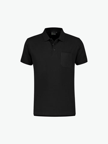 Santino Milan Poloshirt - Zwart Polo Santino S