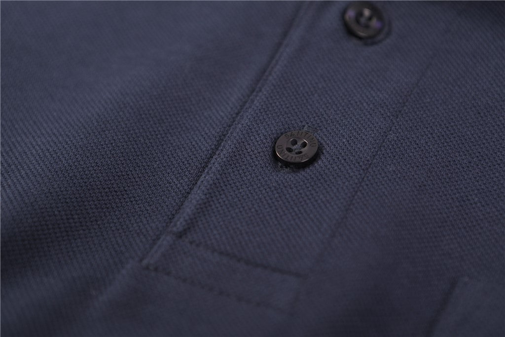 Santino Milan Poloshirt - Zwart Polo Santino