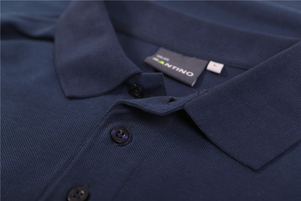 Santino Milan Poloshirt - Zwart Polo Santino
