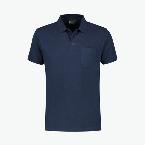 Santino Milan Poloshirt - Navy Polo Santino S