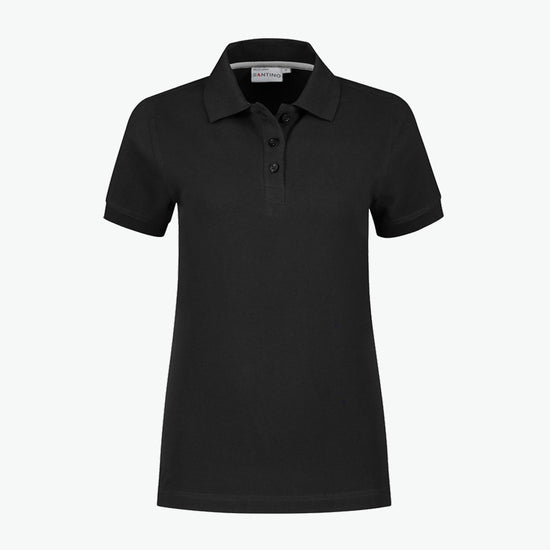 Santino Mojo Ladies Poloshirt - Zwart Polo Dames Santino XS