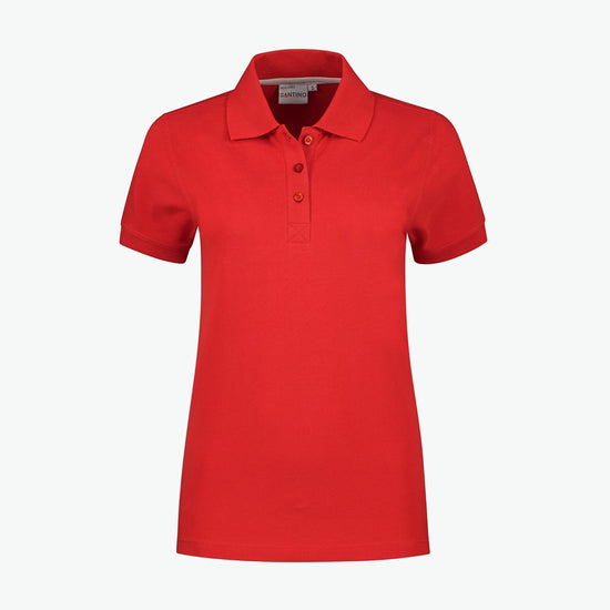 Santino Mojo Ladies Poloshirt - Rood Polo Dames Santino XS