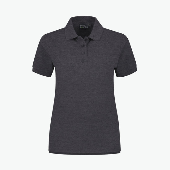 Santino Monza Ladies Poloshirt - Grijs Polo Dames Santino XS