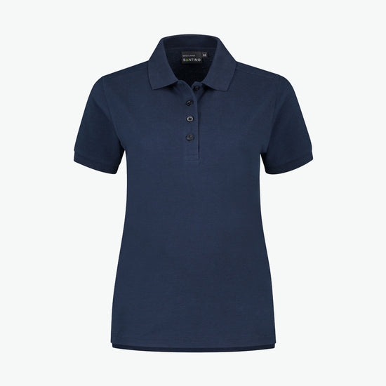 Santino Monza Ladies Poloshirt - Navy Polo Dames Santino XS