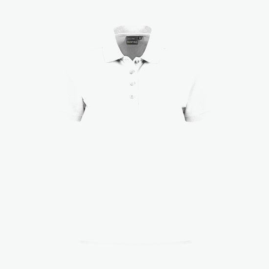 Santino Monza Ladies Poloshirt - Wit Polo Dames Santino XS