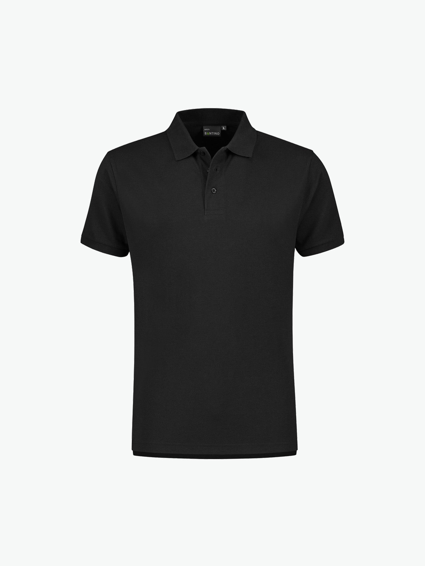Santino Monza Poloshirt - Zwart Polo Santino S