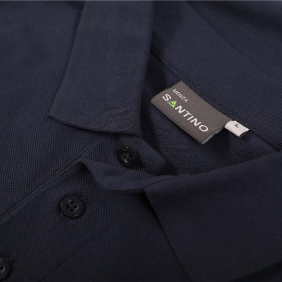 Santino Monza Poloshirt - Zwart Polo Santino