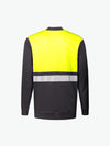 Santino O-hals Helsinki Sweater - Grijs / Fluor Geel Sweater Santino