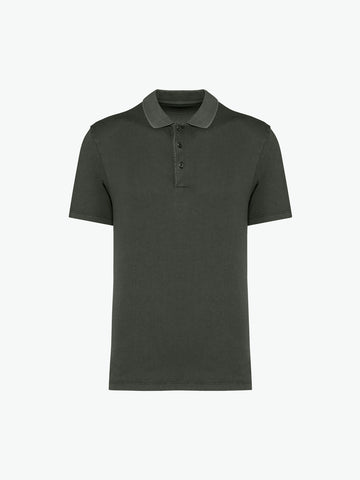 Native Spirit NS201 Polo - Washed Organic Khaki Duurzame Polo Native Spirit