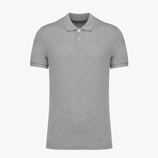 Native Spirit NS207 Polo - Moon Grey Heather Duurzame Native Spirit S