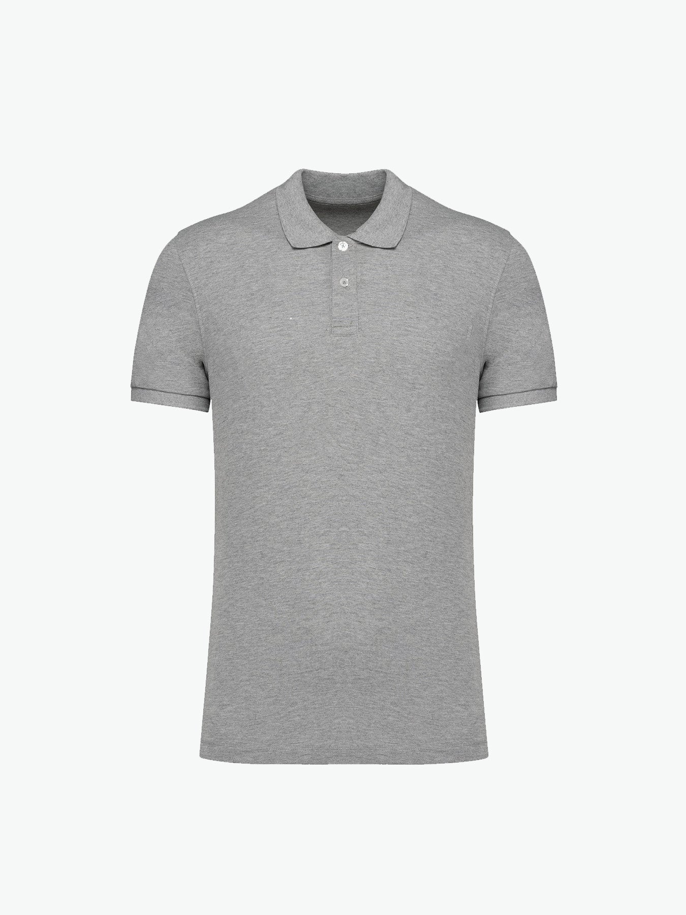 Native Spirit NS207 Polo - Moon Grey Heather Duurzame Native Spirit S