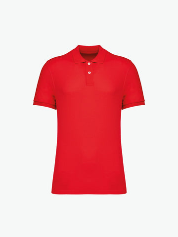 Native Spirit NS207 Polo - Poppy Red Duurzame Native Spirit S