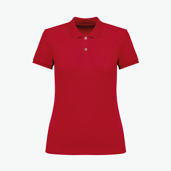 Native Spirit NS208 Polo - Poppy Red Duurzame Polo Dames Native Spirit