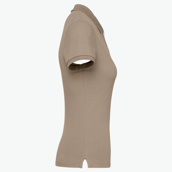 Native Spirit NS208 Polo - Wet Sand Duurzame Polo Dames Native Spirit