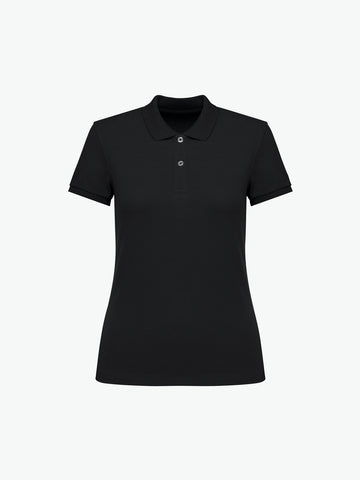 Native Spirit NS208 Polo - Black Duurzame Polo Dames Native Spirit XS