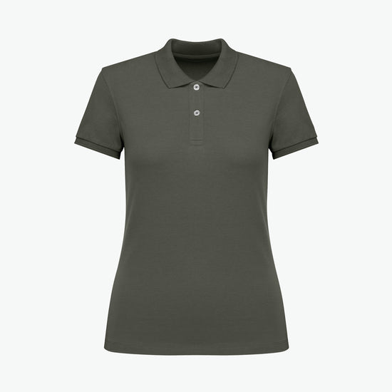 Native Spirit NS208 Polo - Organic Khaki Duurzame Polo Dames Native Spirit