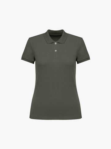 Native Spirit NS208 Polo - Organic Khaki Duurzame Polo Dames Native Spirit