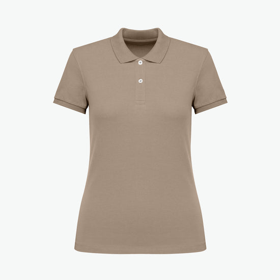 Native Spirit NS208 Polo - Wet Sand Duurzame Polo Dames Native Spirit XS