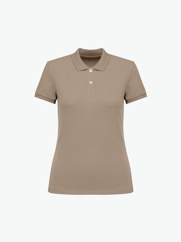 Native Spirit NS208 Polo - Wet Sand Duurzame Polo Dames Native Spirit XS