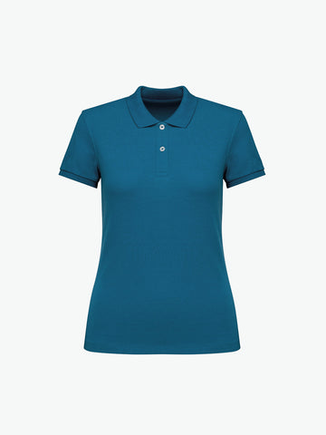 Native Spirit NS208 Polo - Blue Sapphire Duurzame Native Spirit XS