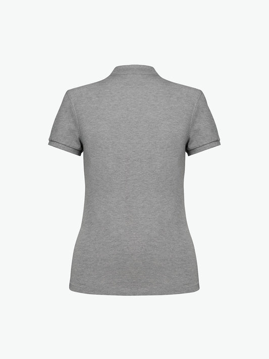 Native Spirit NS208 Polo - Moon Grey Heather Duurzame Native Spirit