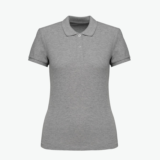 Native Spirit NS208 Polo - Moon Grey Heather Duurzame Native Spirit XS
