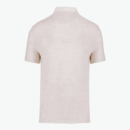 Native Spirit NS210 Polo - Recycled Cream Heather Duurzame Polo Native Spirit