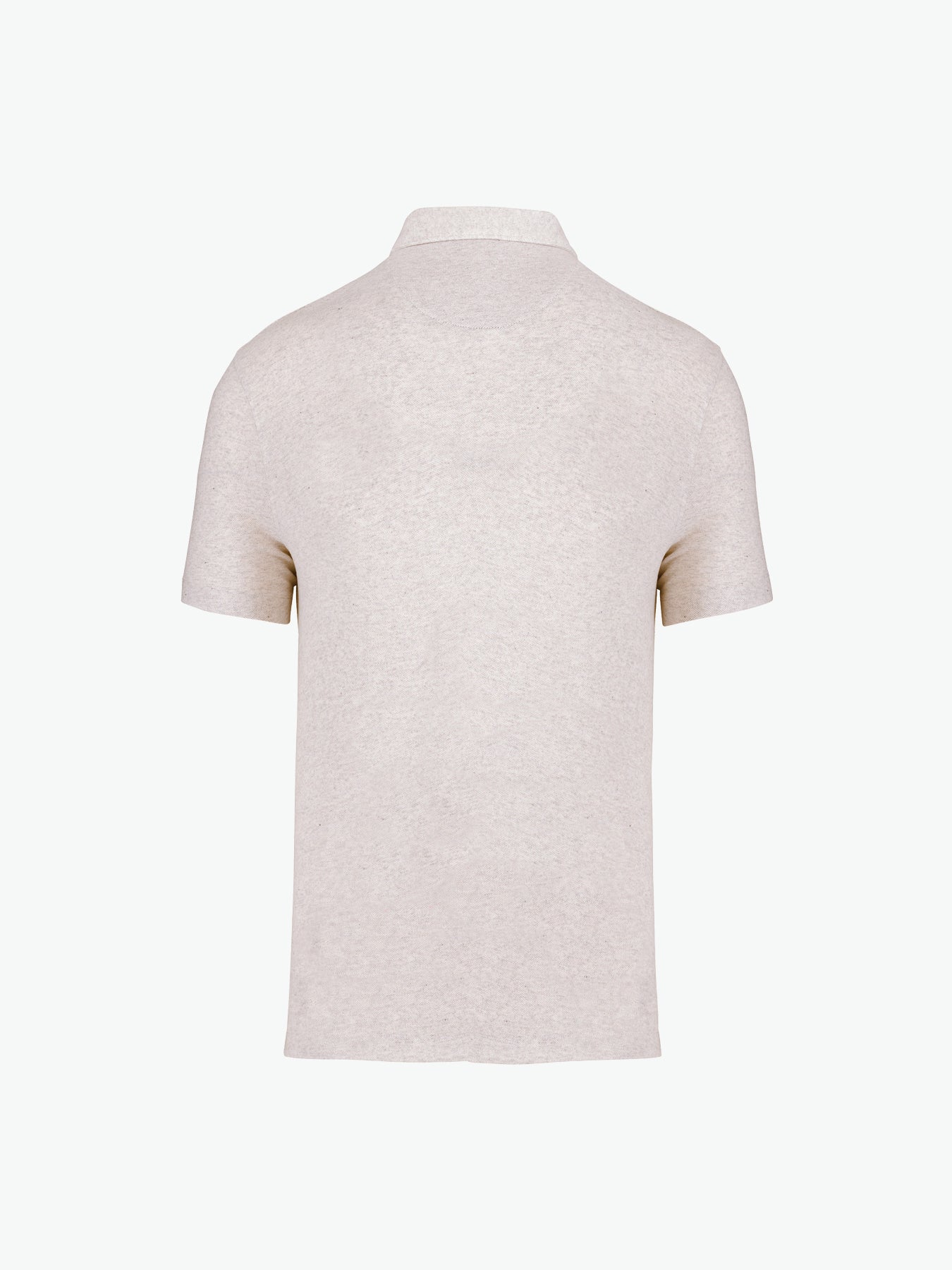 Native Spirit NS210 Polo - Recycled Cream Heather Duurzame Polo Native Spirit