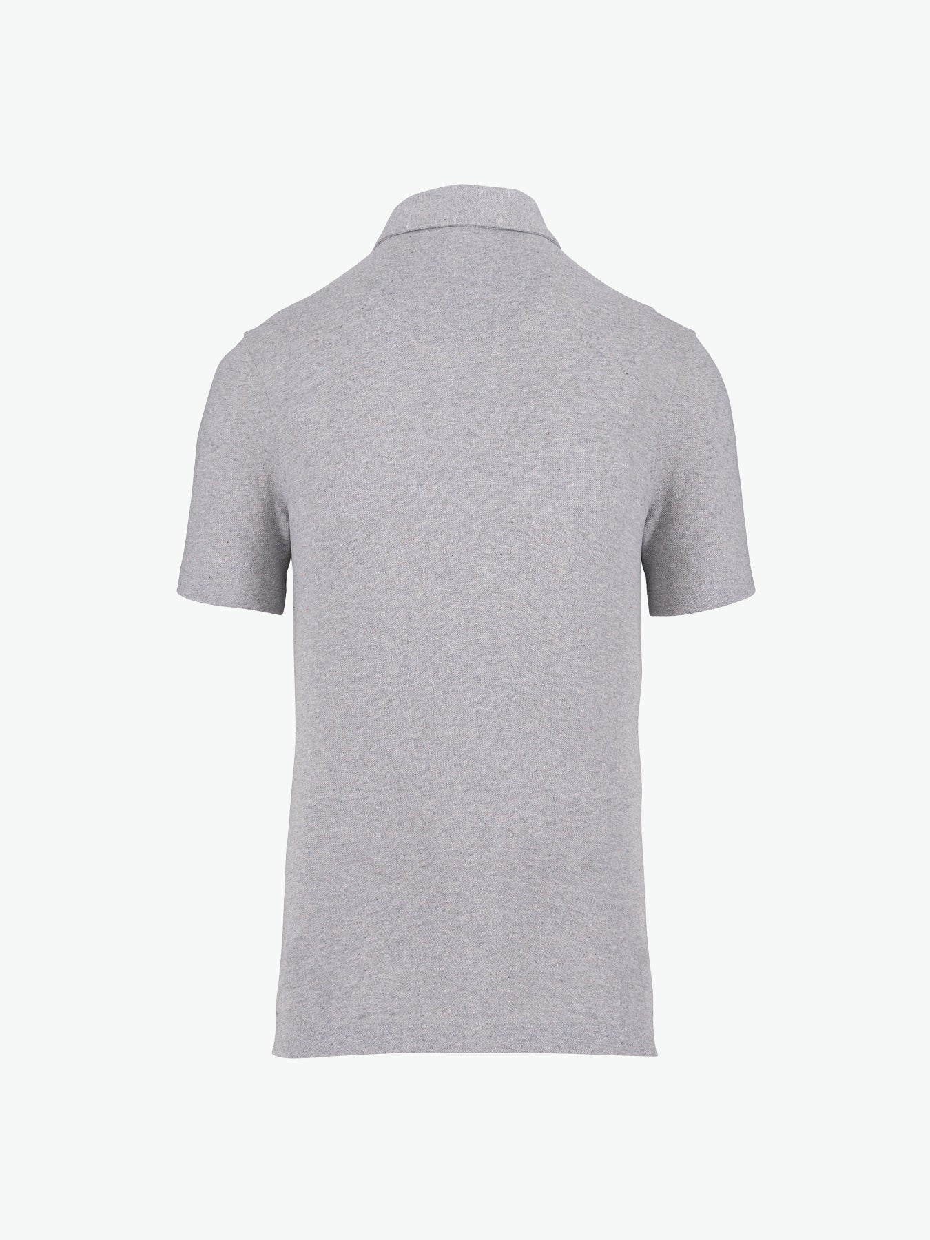 Native Spirit NS210 Polo - Recycled Oxford Grey Duurzame Polo Native Spirit