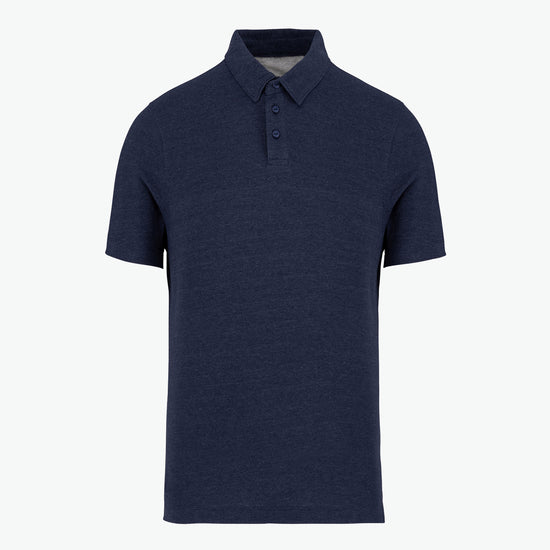 Native Spirit NS210 Polo - Recycled Navy Heather Duurzame Polo Native Spirit